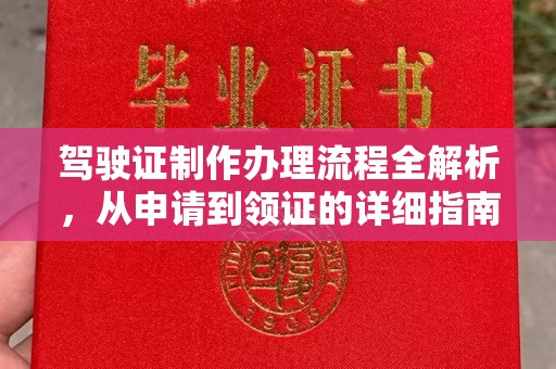 碌曲驾驶证制作办理流程全解析，从申请到领证的详细指南